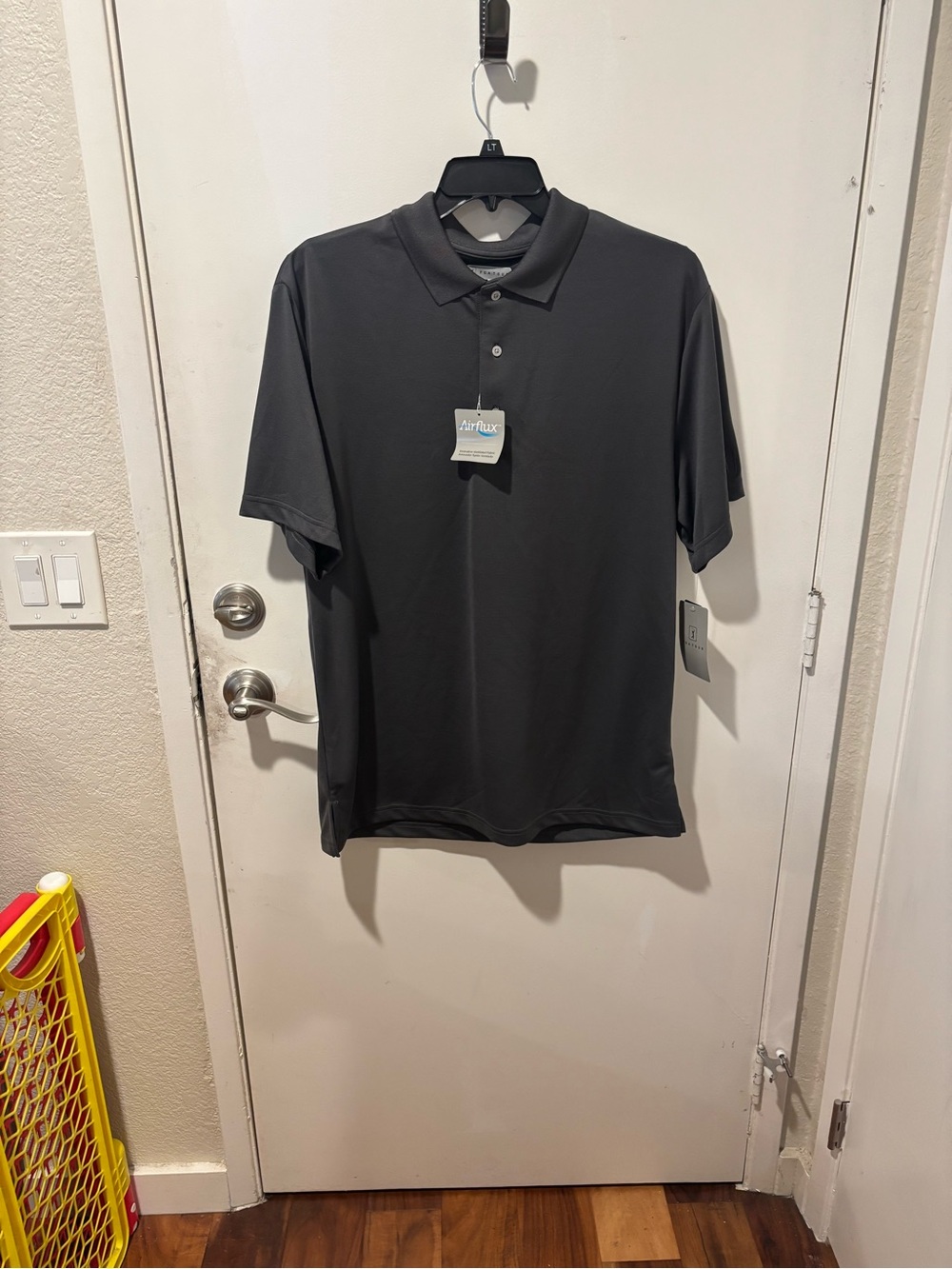PGA Tour Men's Short-Sleeve Polo - Charcoal